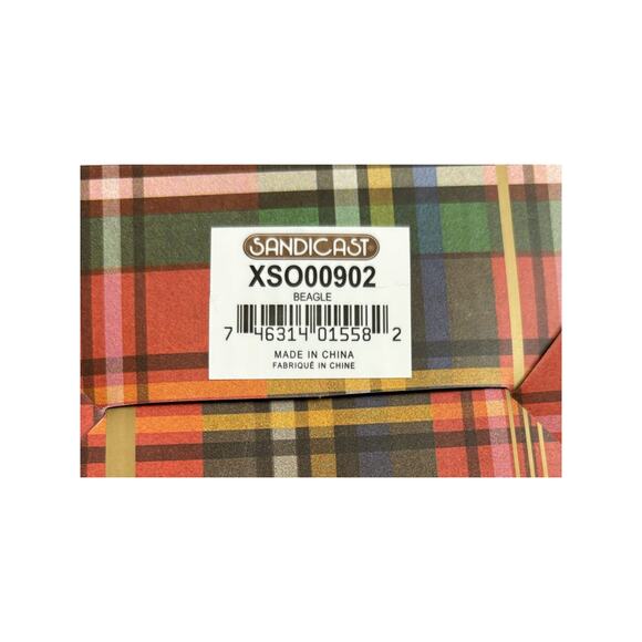 Sandicast Beagle Dog Christmas Ornament Hand Painted In Box - Picture 3 of 3